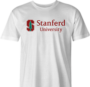 funny stanford university misspelled t-shirt men's white