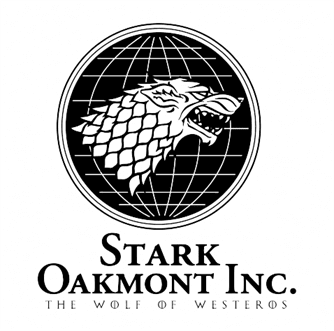funny Wolf of Wall street Game of thrones mashup white tee