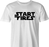 funny Start Fires Star Wars Parody white men's t-shirt