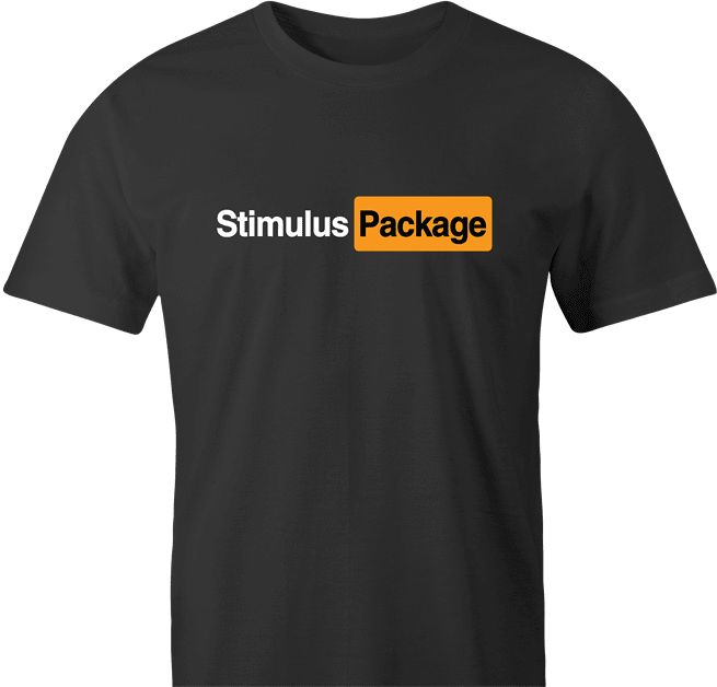 funny Stimulus package innuedndo Parody men's t-shirt