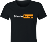 funny Stimulus package innuedndo Parody women's black