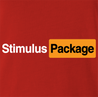 funny Stimulus package innuedndo Parody Red t-shirt