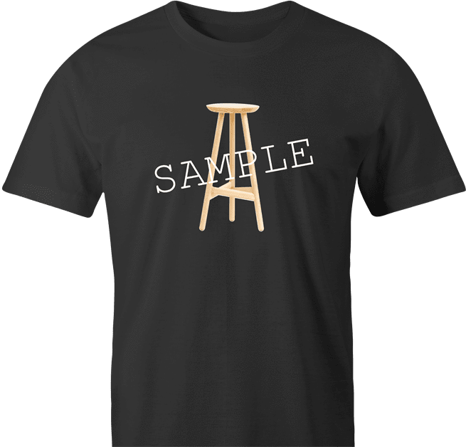 funny Stool Sample Play On Words men's t-shirt
