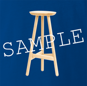 funny Stool Sample Play On Words Royal Blue t-shirt