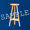 funny Stool Sample Play On Words Royal Blue t-shirt