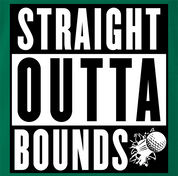 Funny Hip Hop Meets Golf Straight Out Of Bounds - Golfers With Attitude Mashup green t-shirt