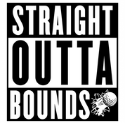 Funny Hip Hop Meets Golf Straight Out Of Bounds - Golfers With Attitude Mashup white tee