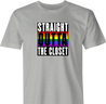 funny Straight Out Of The Closet Gay Parody men's t-shirt