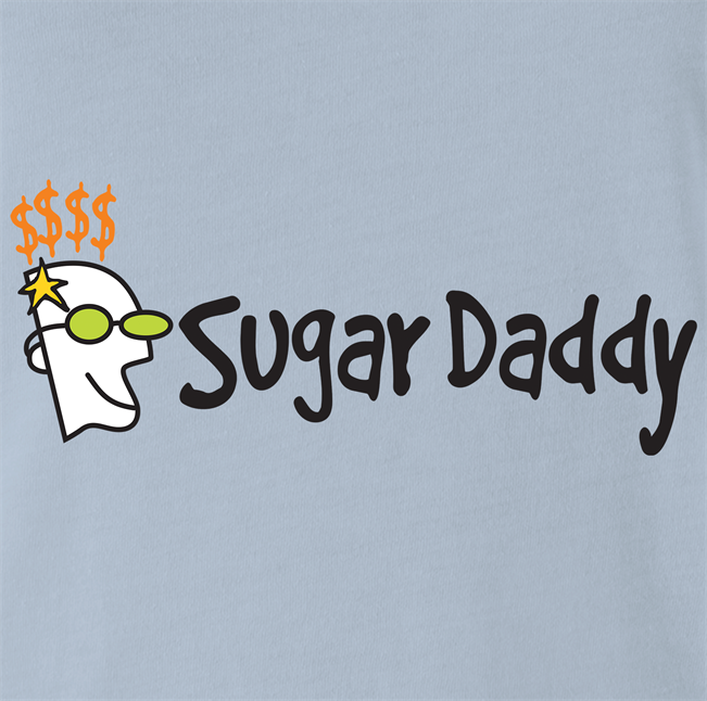 Funny Go Sugar Daddy  Parody Light Blue T-Shirt