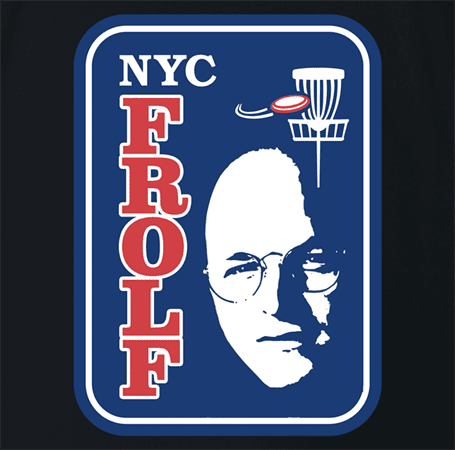 Funny Frolf summer of george costanza black t-shirt 