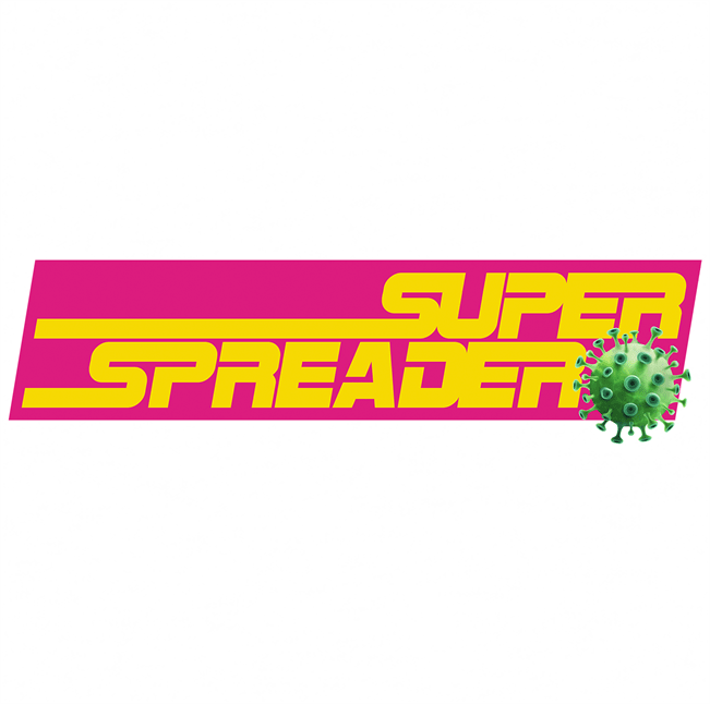 Funny Covid super spreader / Super Soaker  Parody White Tee
