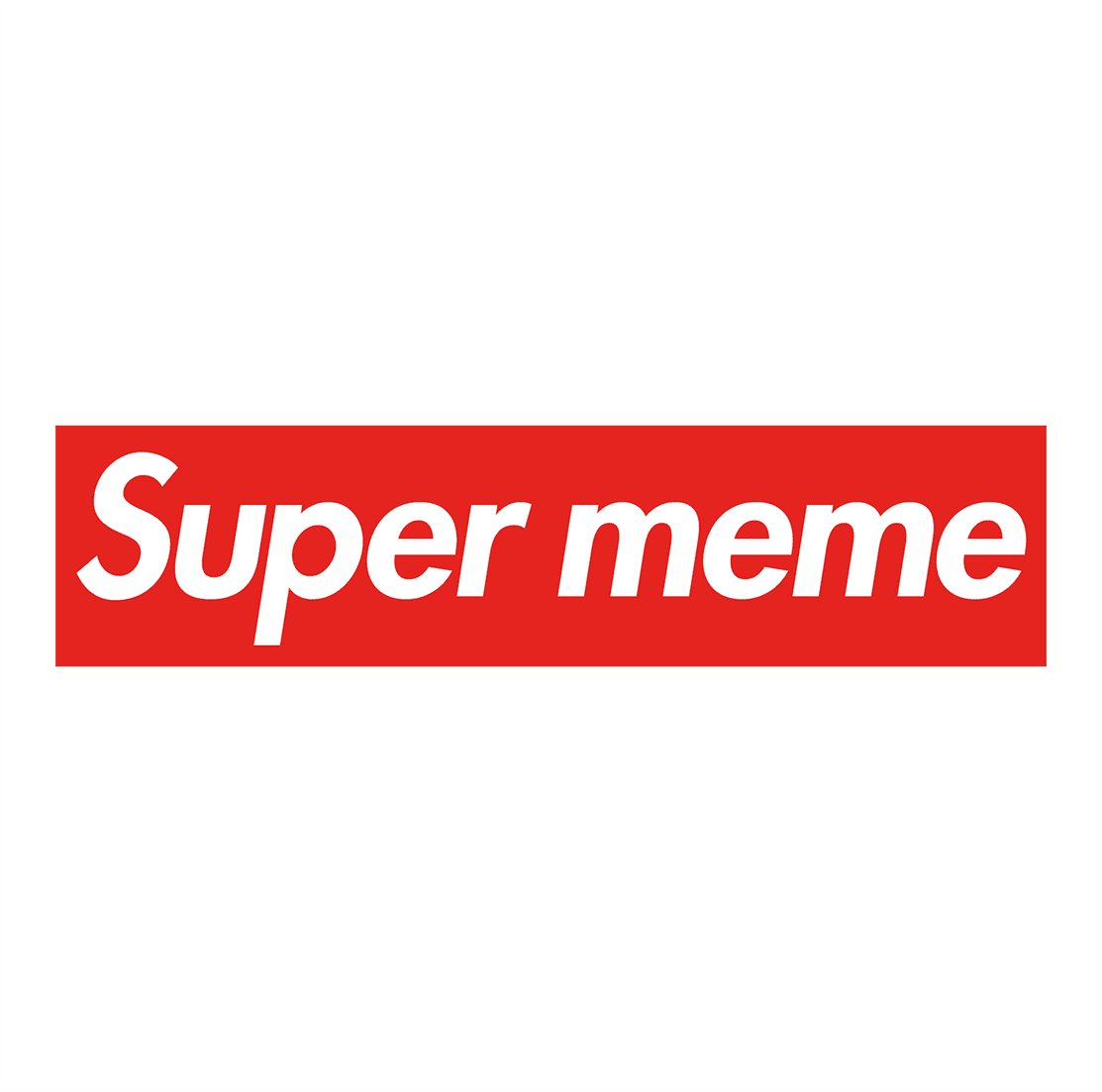 Supreme parody logo sales