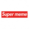 funny supreme meme t-shirt white 