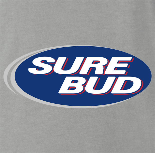 funny SOk, Sure Bud, Whatever You Say Sarcastic Ash Grey t-shirt