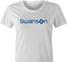 Swanson Samsonite Dumb and Dumber quote parody women's t-shirt