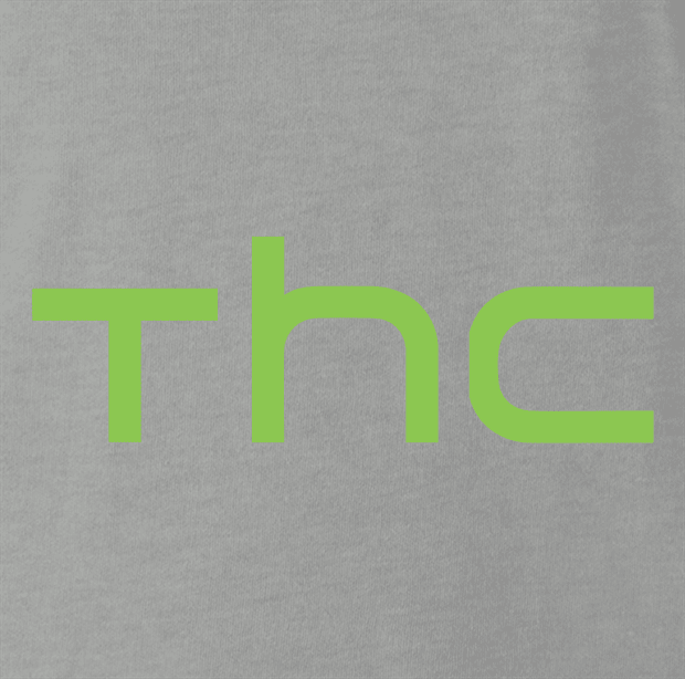 funny Marijuana THC Weed HTC mashup ash grey t-shirt
