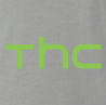 funny Marijuana THC Weed HTC mashup ash grey t-shirt