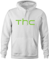 funny Marijuana THC Weed HTC mashup white hoodie