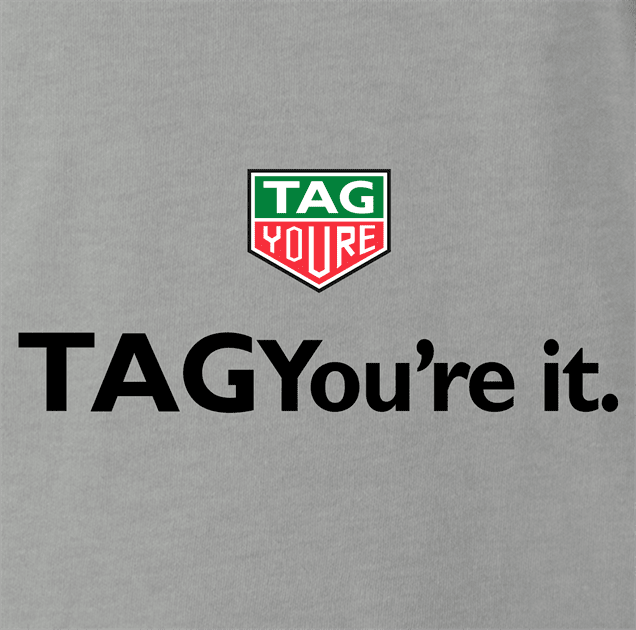 Funny Tag You're It Trailer Park Boys Grease Parody Mashup Ash Grey T-Shirt For Golfers