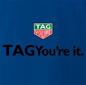 Funny Tag You're It Trailer Park Boys Grease Parody Mashup Royal Blue T-Shirt For Golfers