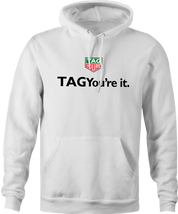 Funny Tag You're It Trailer Park Boys Grease Parody Mashup White Hoodie For Golfers