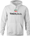 Funny Tag You're It Trailer Park Boys Grease Parody Mashup White Hoodie For Golfers