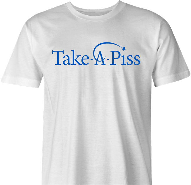 Funny Take A Piss Foundation / Pee & Charity Parody Men's T-Shirt