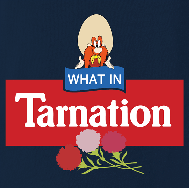 funny Yosemite Sam What In Tarnation? Looney Tunes Mashup Mashup Navy t-shirt