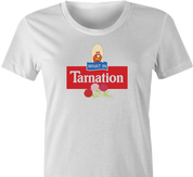 funny Yosemite Sam What In Tarnation? Looney Tunes Mashup women's t-shirt