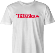 Funny Dances With Wolves Tatanka Mashup Parody White Men's T-Shirt