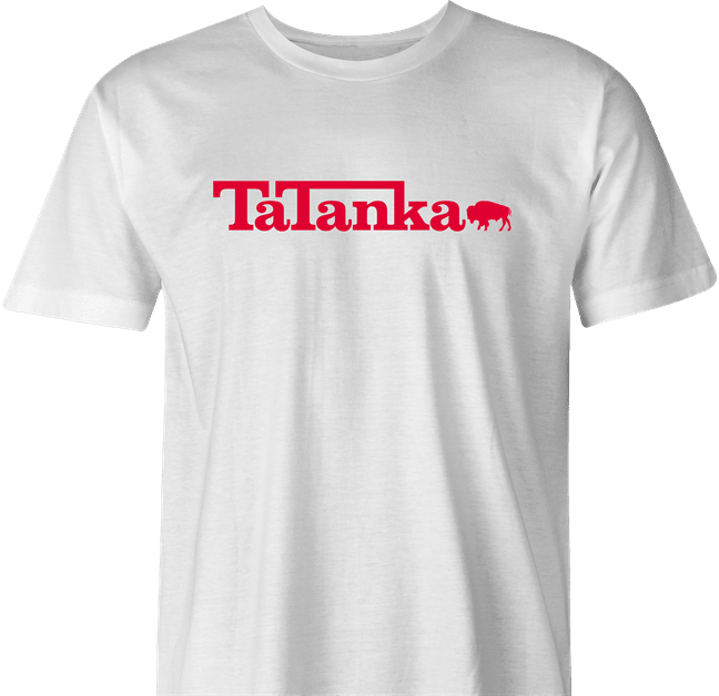 Funny Dances With Wolves Tatanka Mashup Parody White Men's T-Shirt