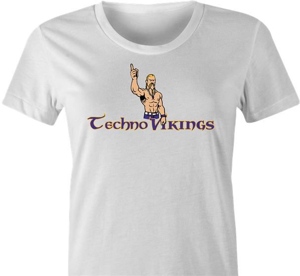 Funny Minnesota Vikings T-Shirt Women's Tee / White / M