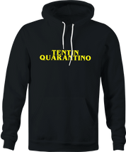 funny quentin tarantino - Coronavirus COVID-19 Parody black men's hoodie