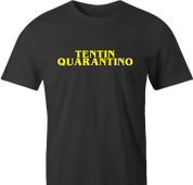 funny quentin tarantino - Coronavirus COVID-19 Parody black men's t-shirt