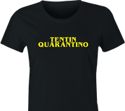 funny quentin tarantino - Coronavirus COVID-19 Parody black women's t-shirt