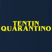 funny quentin tarantino - Coronavirus COVID-19 Parody navy blue men's t-shirt