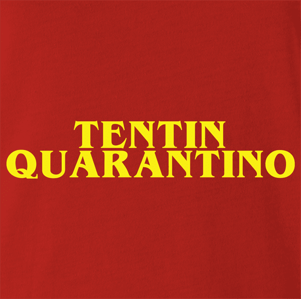funny quentin tarantino - Coronavirus COVID-19 Parody red men's t-shirt