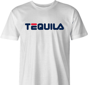 funny drinking tequila t-shirt men's white 