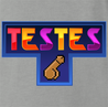 funny tetris testicles video game t-shirt men's grey