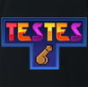 funny tetris testicles video game t-shirt men's black