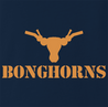 Funny Texas Longhorns Smoking Weed Bong Parody Mashup Parody Navy t-shirt