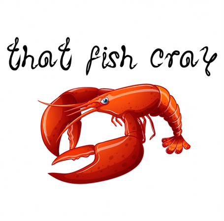 funny cray crawfish royal blue t-shirt