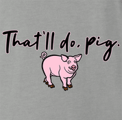 funny Haters Drink Thatll-Do-Pig Parody ash grey t-shirt