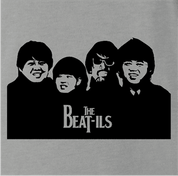 the beatles beat-ils north korea ash grey t-shirt
