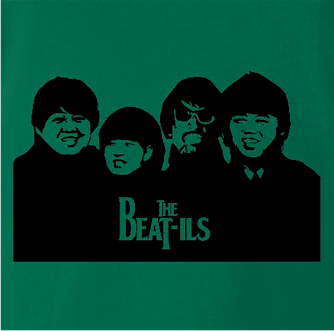 the beatles beat-ils north korea white hoodie 