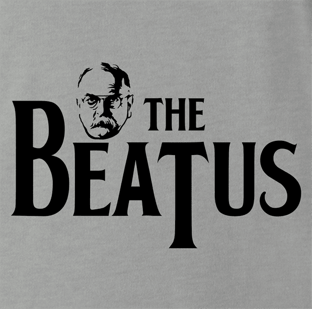 funny Beatus Wilford Brimley Diabetes mashup parody t-shirt grey