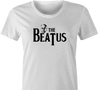 funny Beatus Wilford Brimley Diabetes mashup parody t-shirt white women's 