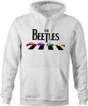 funny The Beatles an beetle volkswagon parody parody t-shirt white men's hoodie