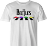 funny The Beatles an beetle volkswagon parody parody t-shirt white men's 