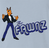 funny Happy Days Fonz The Fawnz Deer parody t-shirt light blue